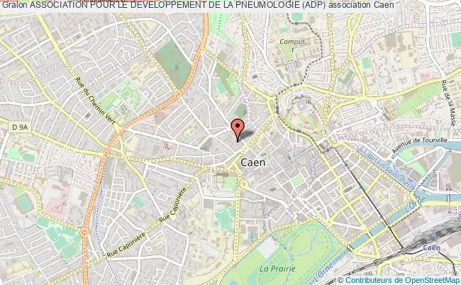 plan association Association Pour Le Developpement De La Pneumologie (adp) Caen