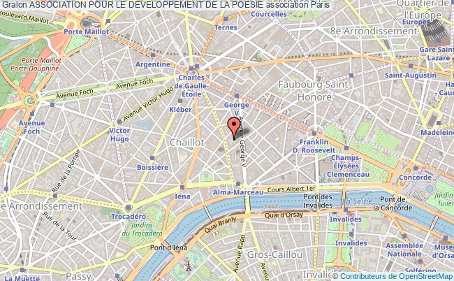 plan association Association Pour Le Developpement De La Poesie Paris