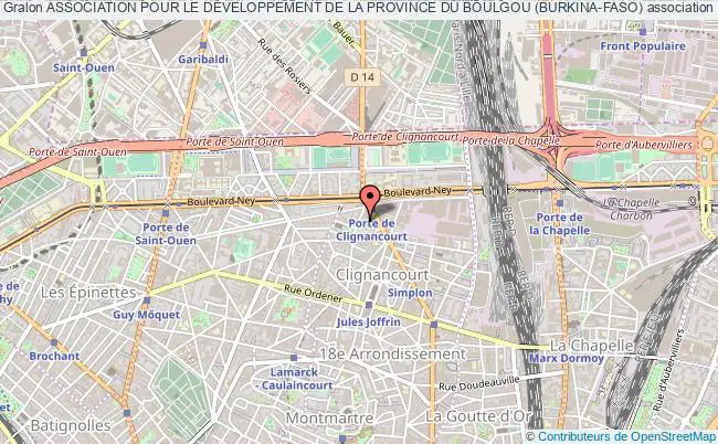 plan association Association Pour Le DÉveloppement De La Province Du Boulgou (burkina-faso) Paris