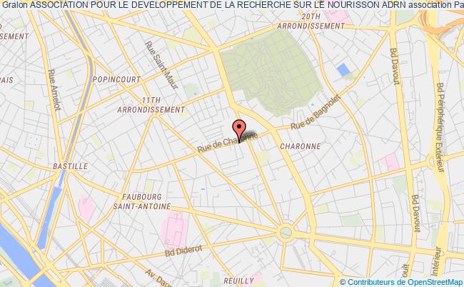 plan association Association Pour Le Developpement De La Recherche Sur Le Nourisson Adrn Paris