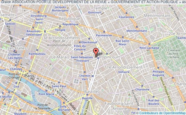 plan association Association Pour Le Developpement De La Revue « Gouvernement Et Action Publique » Paris