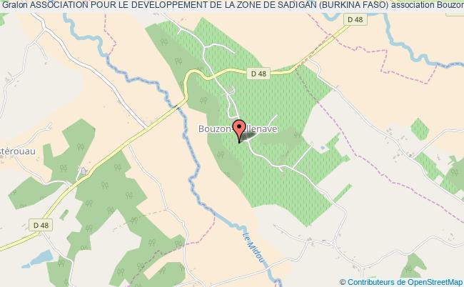 plan association Association Pour Le Developpement De La Zone De Sadigan (burkina Faso) Bouzon-Gellenave