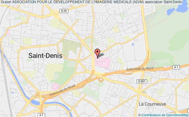 plan association Association Pour Le Developpement De L?imagerie Medicale (adim) Saint-Denis