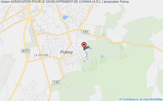 plan association Association Pour Le Developpement De Loanga (a.d.l.) Pulnoy