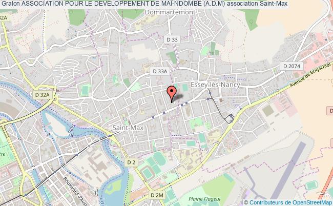 plan association Association Pour Le Developpement De MaÏ-ndombe (a.d.m) Saint-Max