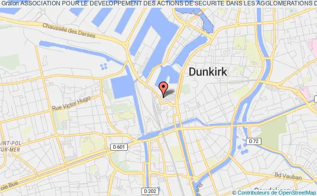 plan association Association Pour Le Developpement Des Actions De Securite Dans Les Agglomerations De La Region Dunkerquoise Dunkerque