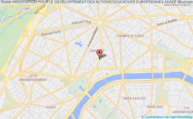 plan association Association Pour Le Developpement Des Actions Educatives Europeennes Adaee Paris