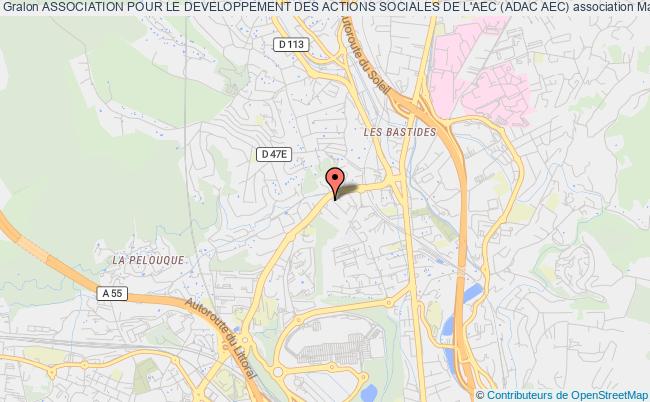 plan association Association Pour Le Developpement Des Actions Sociales De L'aec (adac Aec) Marseille 16