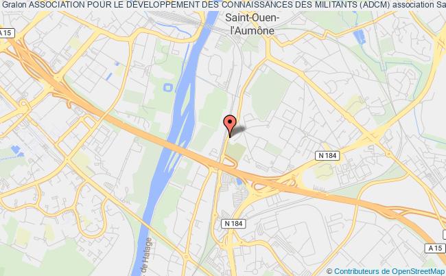 plan association Association Pour Le DÉveloppement Des Connaissances Des Militants (adcm) Saint-Ouen-l'Aumône