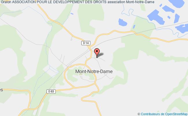 plan association Association Pour Le Developpement Des Droits Mont-Notre-Dame
