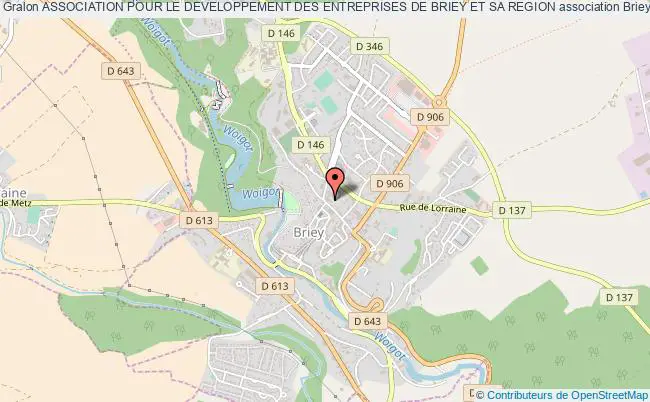 plan association Association Pour Le Developpement Des Entreprises De Briey Et Sa Region Briey