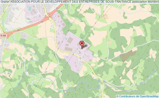 plan association Association Pour Le Developpement Des Entreprises De Sous-traitance Monistrol-sur-Loire