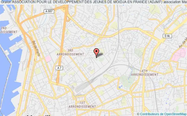 plan association Association Pour Le Developpement Des Jeunes De Moidja En France (adjmf) Marseille