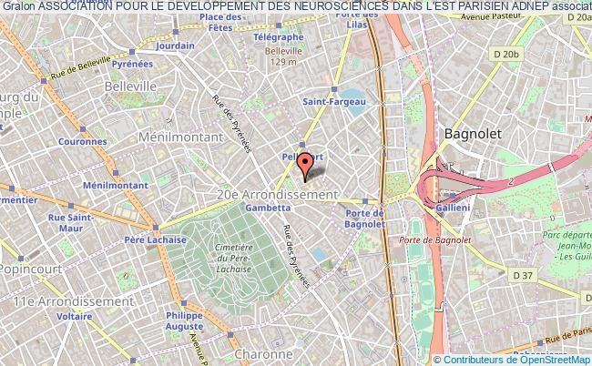 plan association Association Pour Le Developpement Des Neurosciences Dans L'est Parisien Adnep Paris