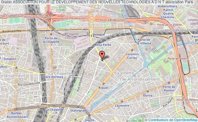 plan association Association Pour Le Developpement Des Nouvelles Technologies A D N T Paris