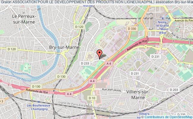 plan association Association Pour Le Developpement Des Produits Non Ligneux(adpnl) Bry-sur-Marne
