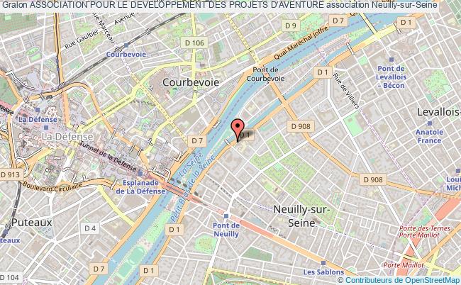 plan association Association Pour Le Developpement Des Projets D'aventure Neuilly-sur-Seine
