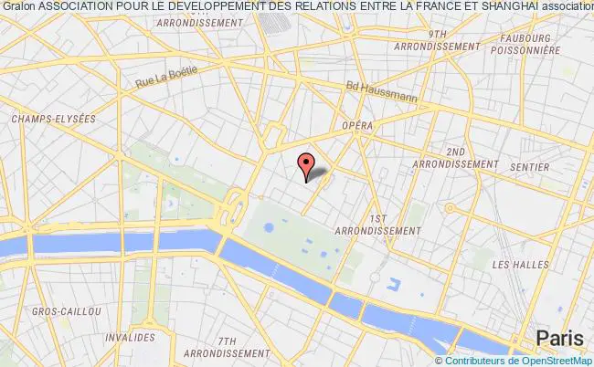 plan association Association Pour Le Developpement Des Relations Entre La France Et Shanghai Paris