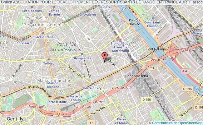 plan association Association Pour Le Developpement Des Ressortissants De Tango En France Adrtf Paris