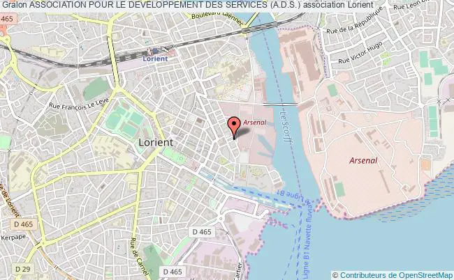 plan association Association Pour Le Developpement Des Services (a.d.s.) Lorient