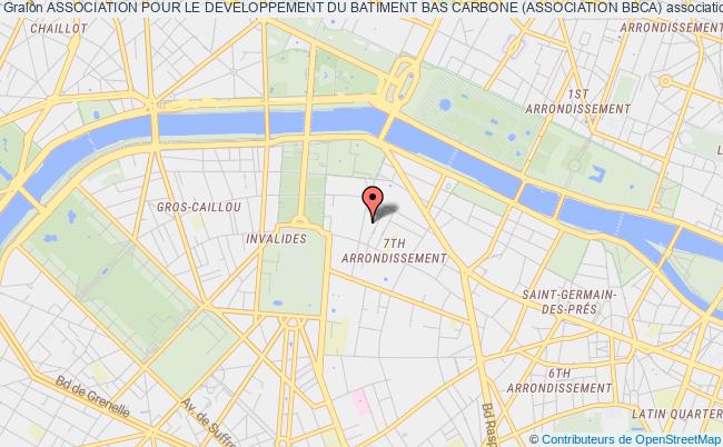 plan association Association Pour Le Developpement Du Batiment Bas Carbone (association Bbca) Paris