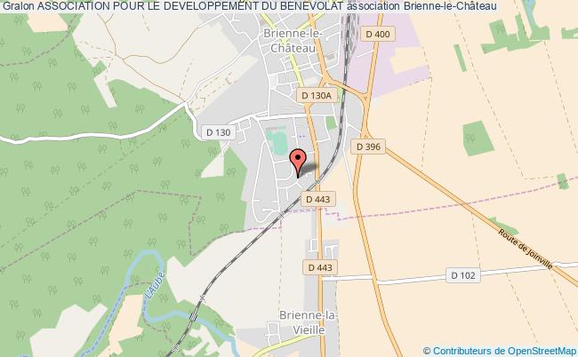 plan association Association Pour Le Developpement Du Benevolat Brienne-le-Château