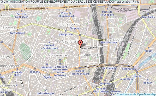 plan association Association Pour Le Developpement Du Cercle De Kenieba (adck) Paris 18e