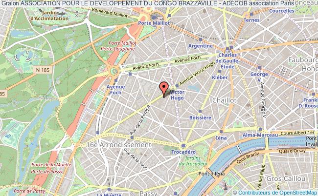 plan association Association Pour Le Developpement Du Congo Brazzaville - Adecob Paris