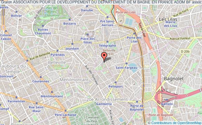 plan association Association Pour Le Developpement Du Departement De M Bagne En France Addm Bf Paris