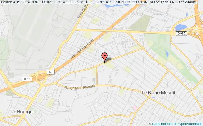 plan association Association Pour Le Developpement Du Departement De Podor. Le    Blanc-Mesnil