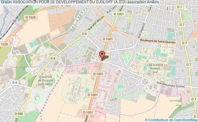 plan association Association Pour Le Developpement Du Djoloff (a.d.d) Amiens