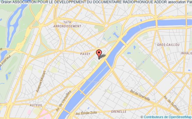plan association Association Pour Le Developpement Du Documentaire Radiophonique Addor Paris