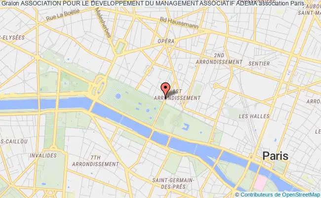 plan association Association Pour Le Developpement Du Management Associatif Adema Paris