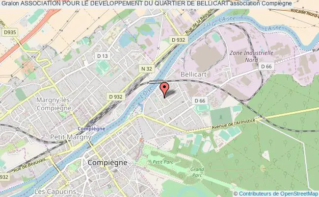 plan association Association Pour Le Developpement Du Quartier De Bellicart Compiègne