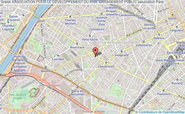plan association Association Pour Le Developpement Du Risk Management Public Paris
