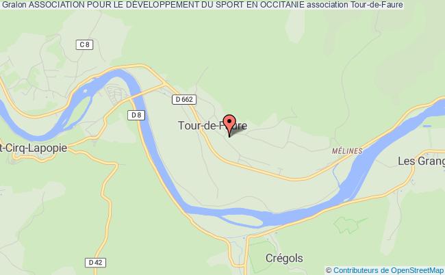 plan association Association Pour Le DÉveloppement Du Sport En Occitanie Tour-de-Faure