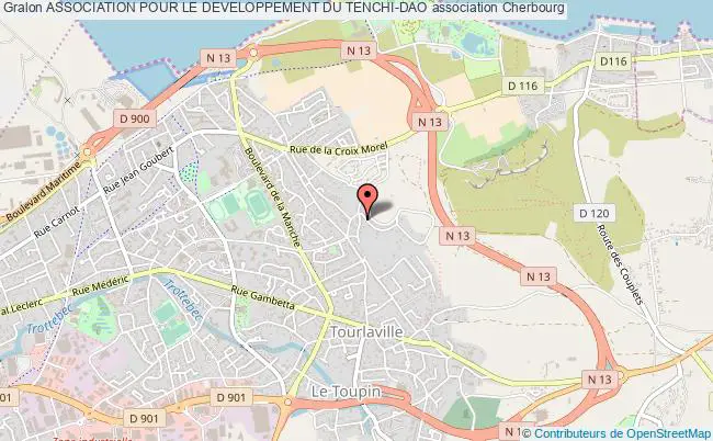 plan association Association Pour Le Developpement Du Tenchi-dao Tourlaville