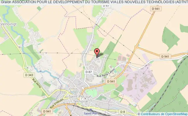 plan association Association Pour Le Developpement Du Tourisme Via Les Nouvelles Technologies (adtnt) Saint-Pol-sur-Ternoise