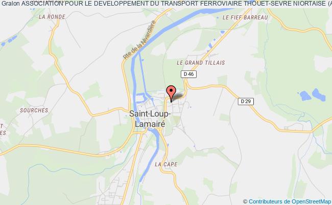 plan association Association Pour Le Developpement Du Transport Ferroviaire Thouet-sevre Niortaise (adtfts) Saint-Loup-Lamairé