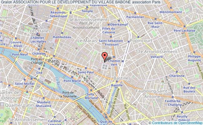 plan association Association Pour Le DÉveloppement Du Village BabonÉ Paris