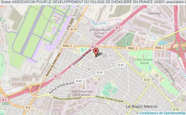 plan association Association Pour Le DÉveloppement Du Village De Dienguere En France (addf) Blanc-Mesnil