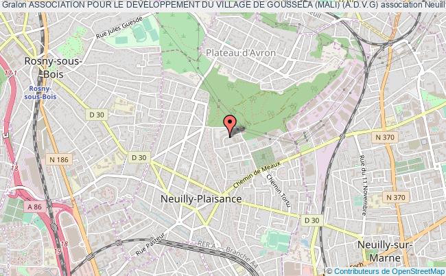 plan association Association Pour Le Developpement Du Village De Goussela (mali) (a.d.v.g) Neuilly-Plaisance