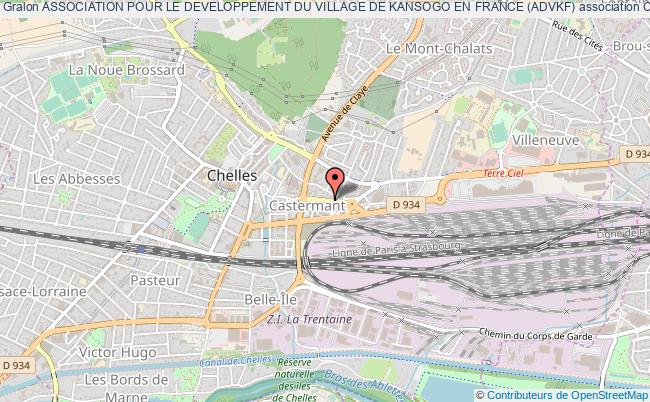 plan association Association Pour Le Developpement Du Village De Kansogo En France (advkf) Chelles