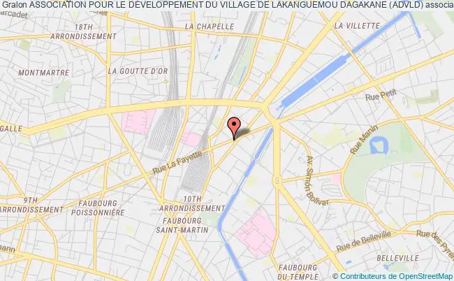 plan association Association Pour Le DÉveloppement Du Village De Lakanguemou Dagakane (advld) Paris
