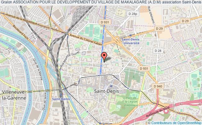 plan association Association Pour Le DÉveloppement Du Village De MakalagarÉ (a.d.m) Saint-Denis