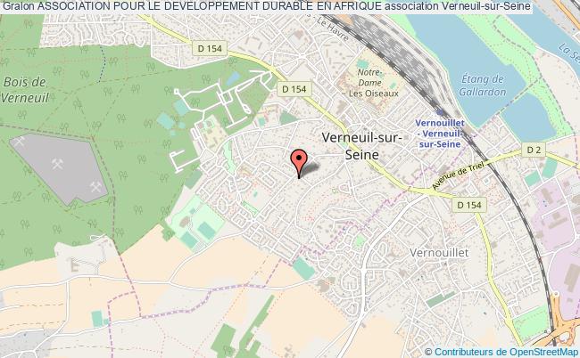 plan association Association Pour Le Developpement Durable En Afrique Verneuil-sur-Seine