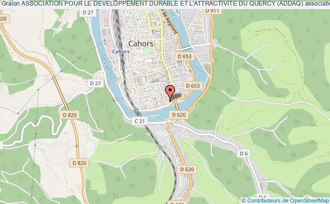 plan association Association Pour Le Developpement Durable Et L'attractivite Du Quercy (addaq) Cahors