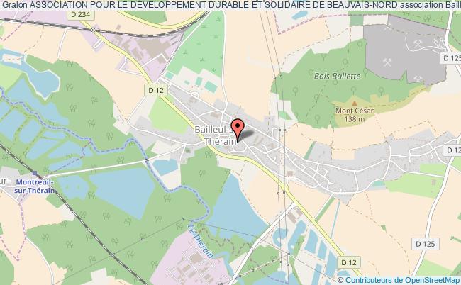 plan association Association Pour Le Developpement Durable Et Solidaire De Beauvais-nord Bailleul-sur-Thérain
