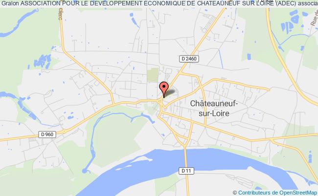 plan association Association Pour Le Developpement Economique De Chateauneuf Sur Loire Châteauneuf-sur-Loire