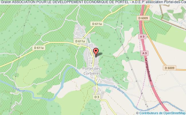 plan association Association Pour Le Developpement Economique De Portel - A.d.e.p. Portel-des-Corbières